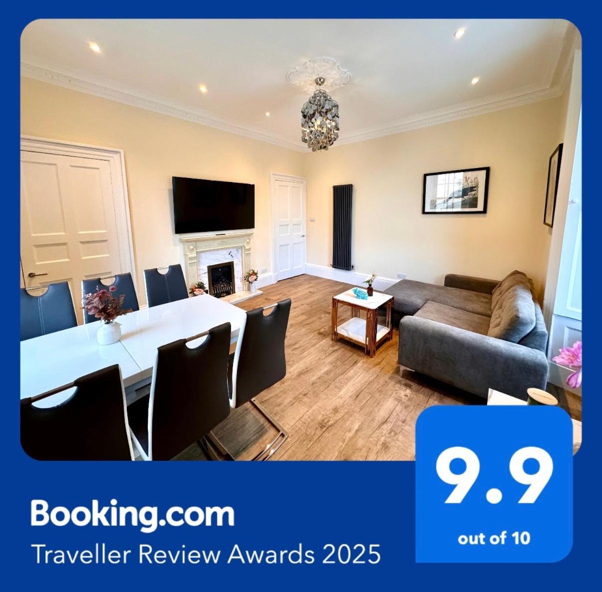 Georgian Luxury Apartment - Superfast Wifi - Parking Available Edimburgo Esterno foto